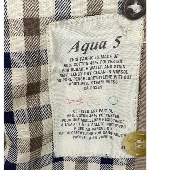 Aquascutum Aqua 5 Trench Coat Size 40 - Picture 8 of 12